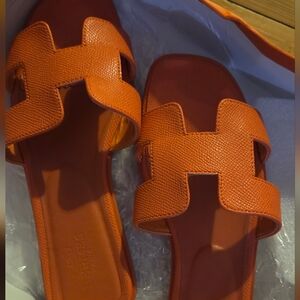Women's Orange Sandals - Used - Copy